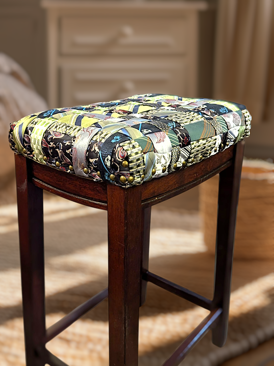 Silk Tie Bar Stools