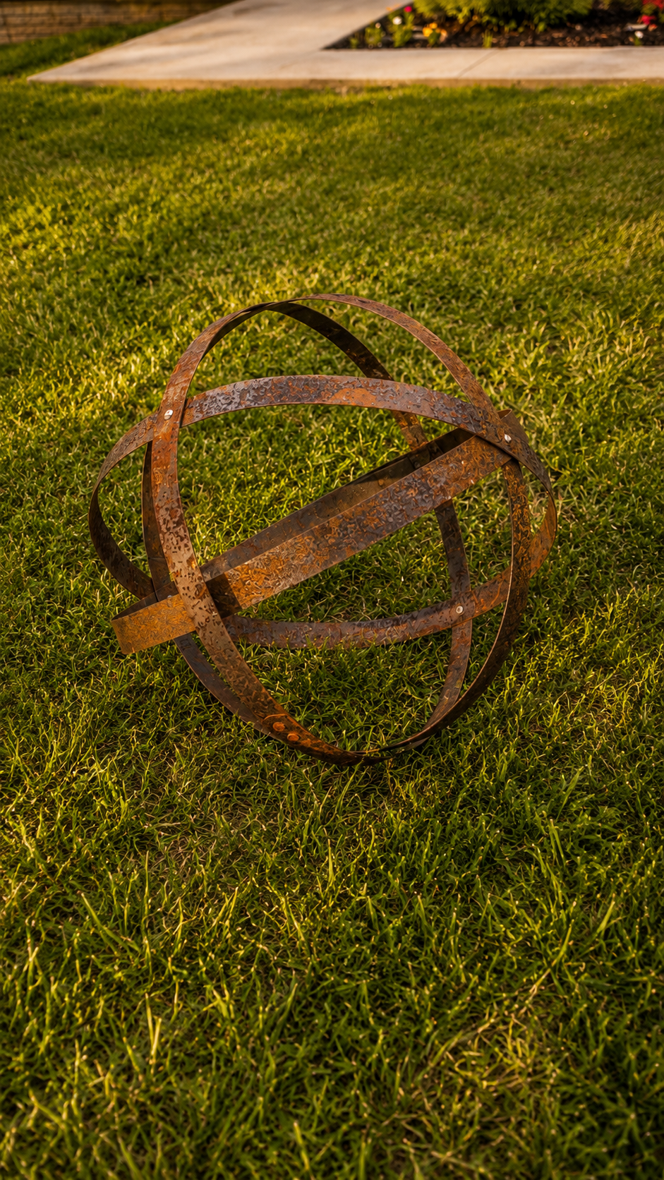 Whiskey Barrel Garden Spheres