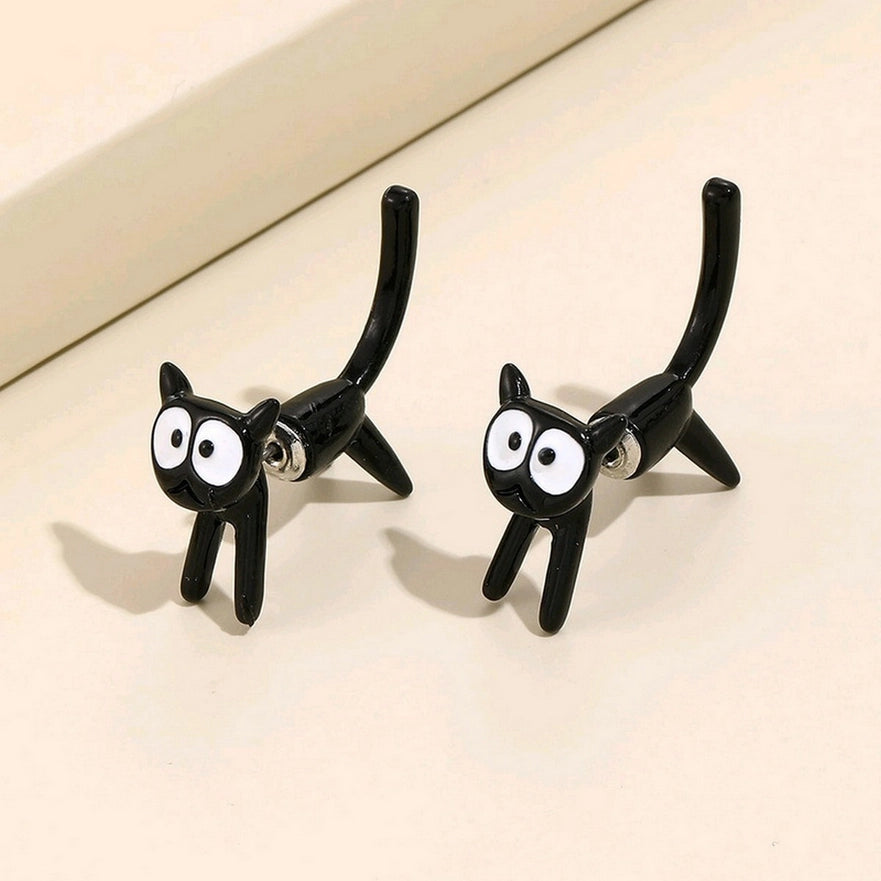 Black Cat Magic Earring Jackets