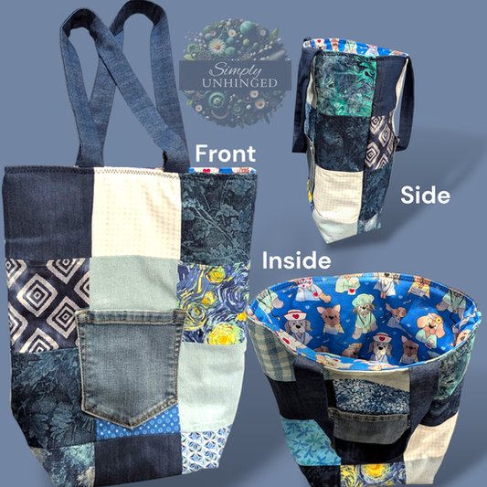 Denim & Dogs Mini Tote