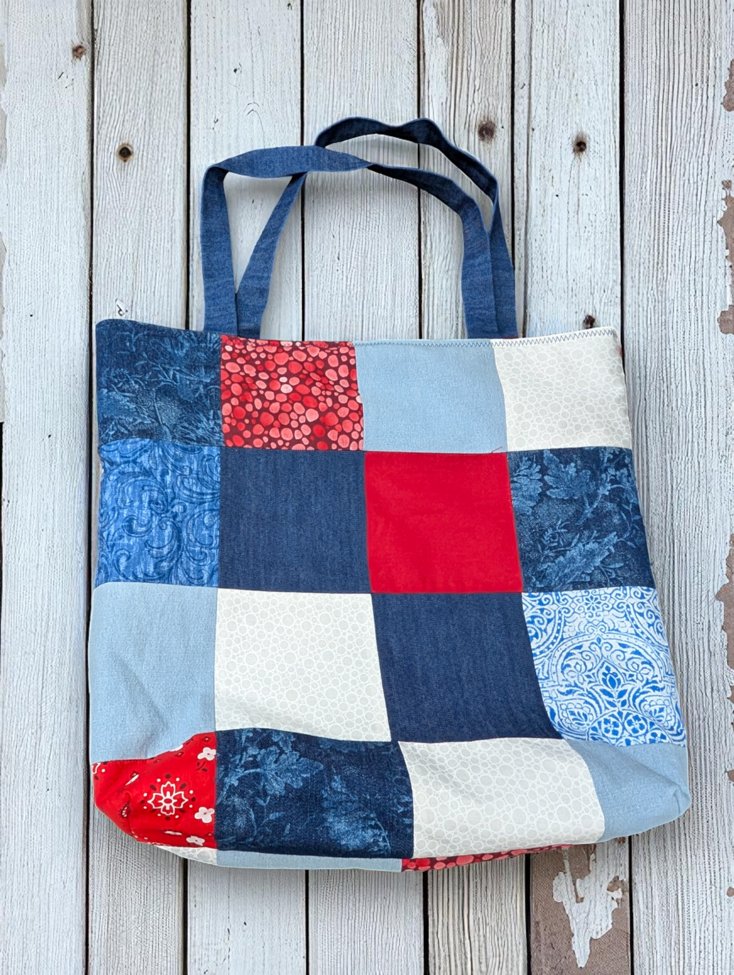 Americana Quilted Tote