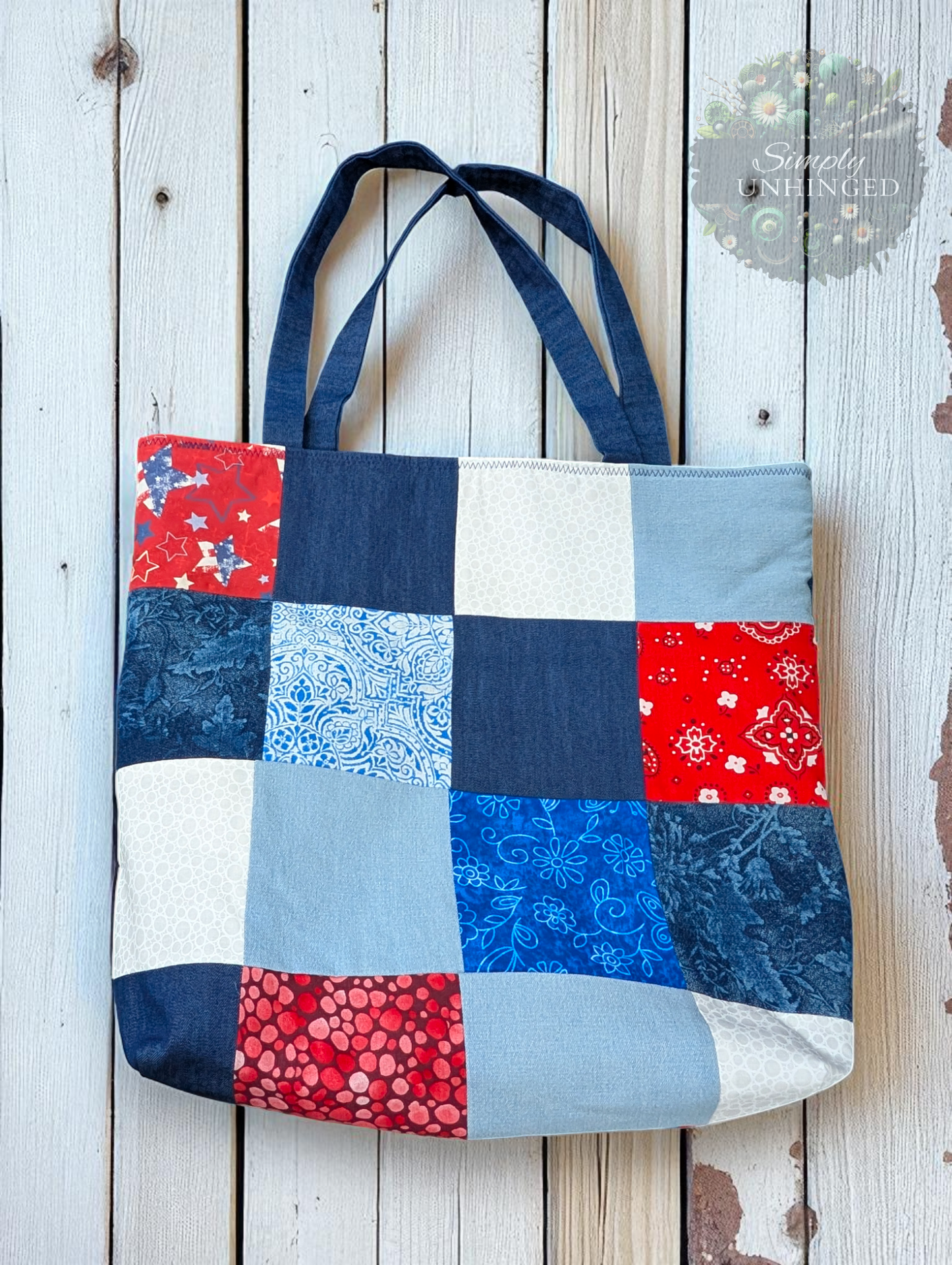 Americana Quilted Tote