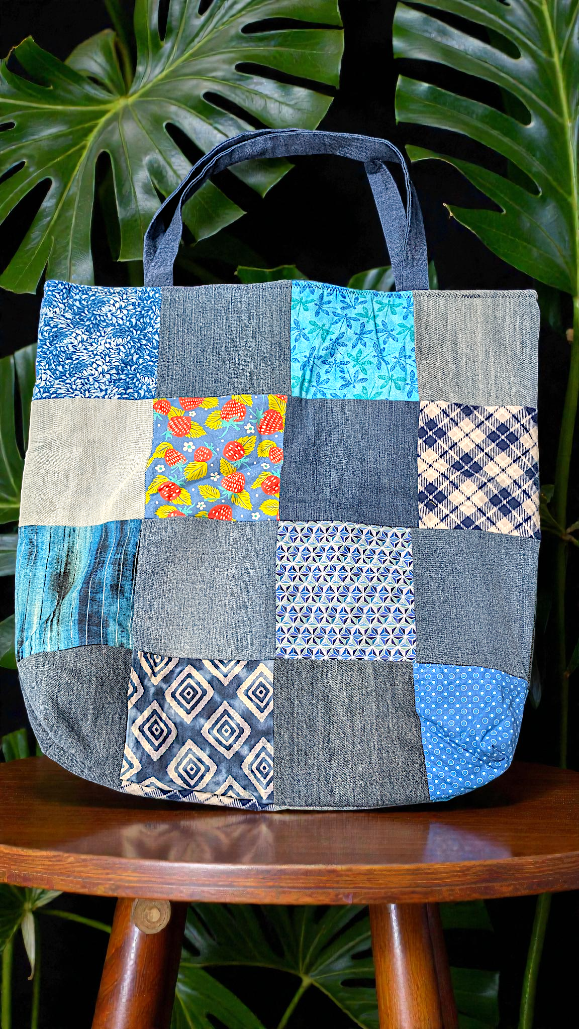 Denim & Blues XL Tote Bag