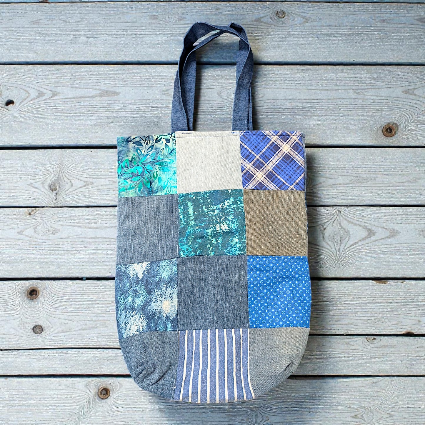 Shades of Blue Denim Mini