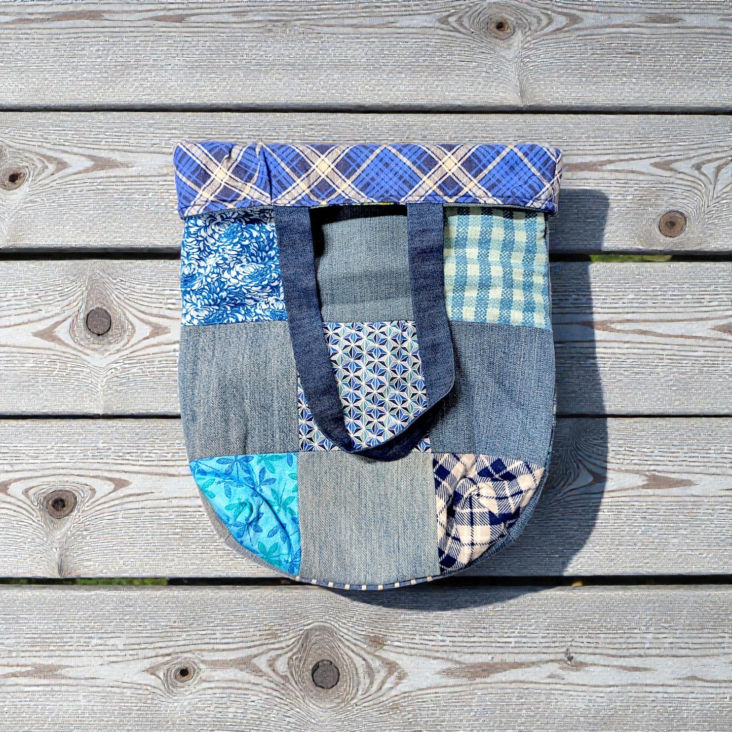 Shades of Blue Denim Mini