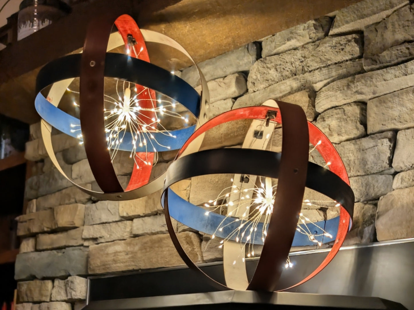 Whiskey Barrel Garden Spheres