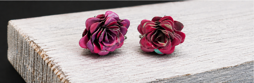 Studded Petal Metal