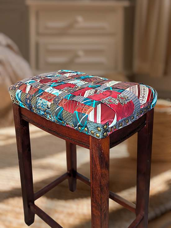 Silk Tie Bar Stools